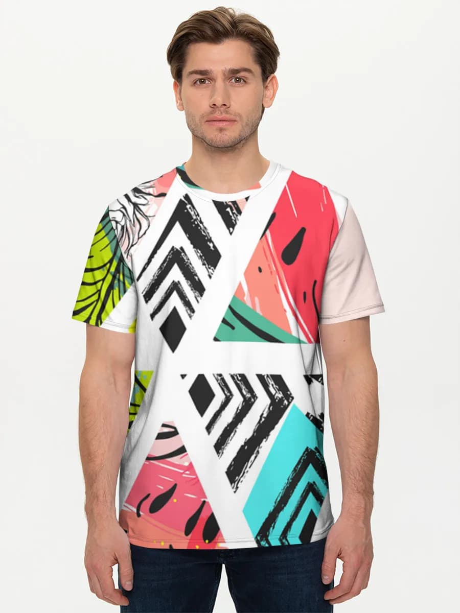 Men's basic cotton T-shirt