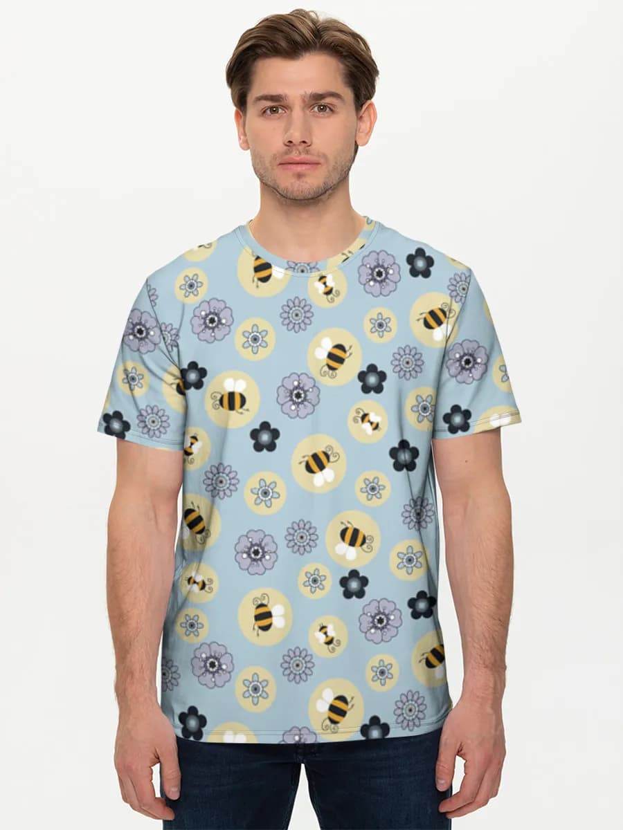 Men's basic cotton T-shirt