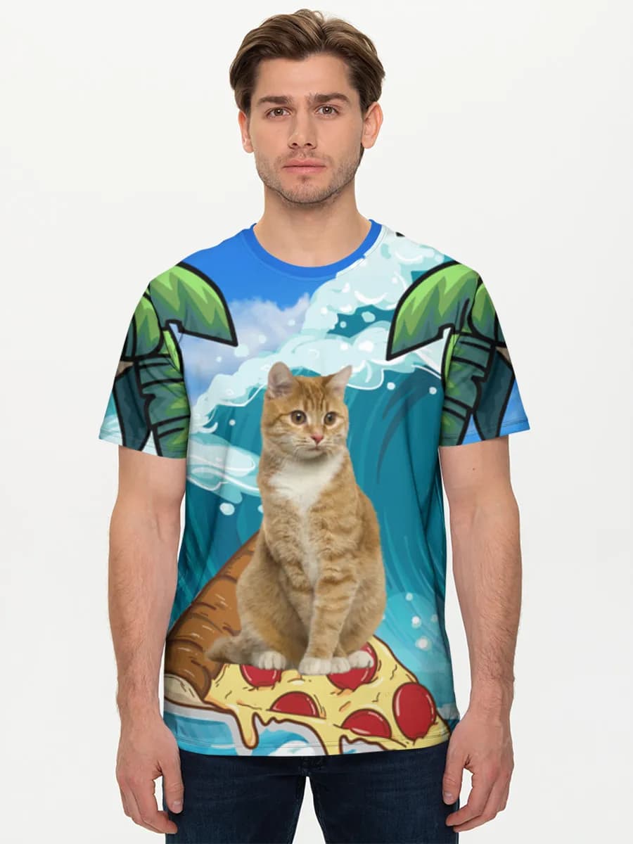 Men's basic cotton T-shirt