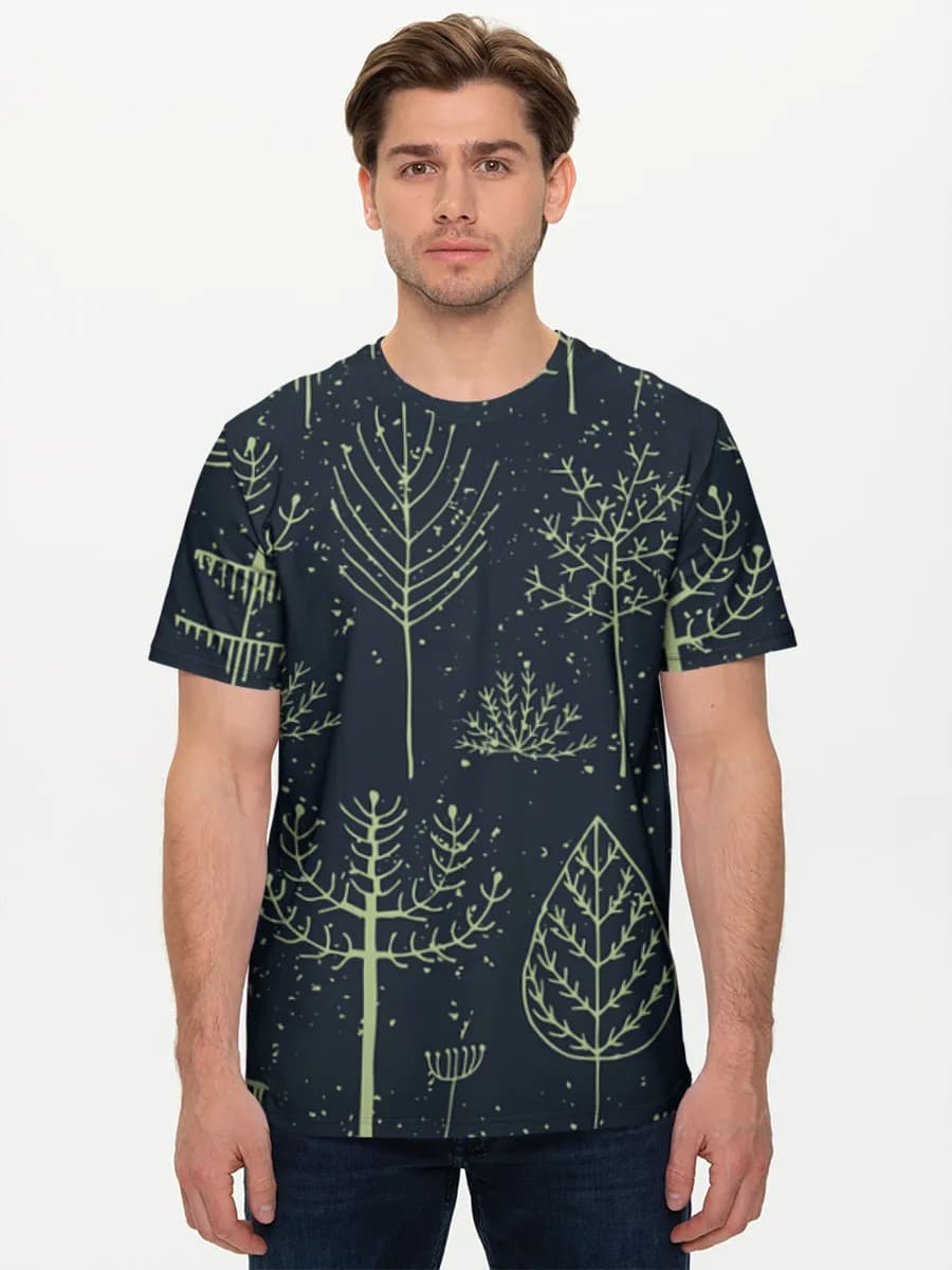 Men's basic cotton T-shirt
