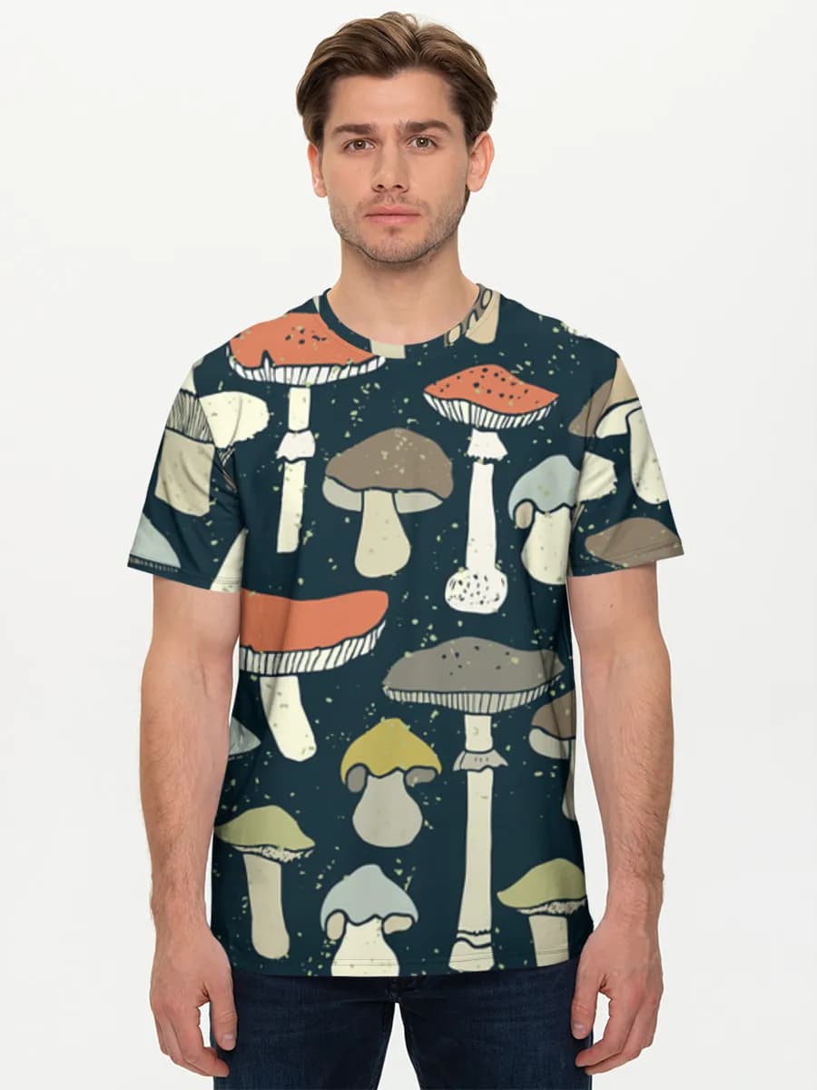 Men's basic cotton T-shirt