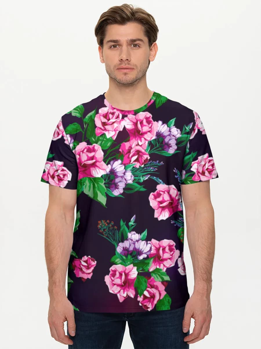 Men's basic cotton T-shirt