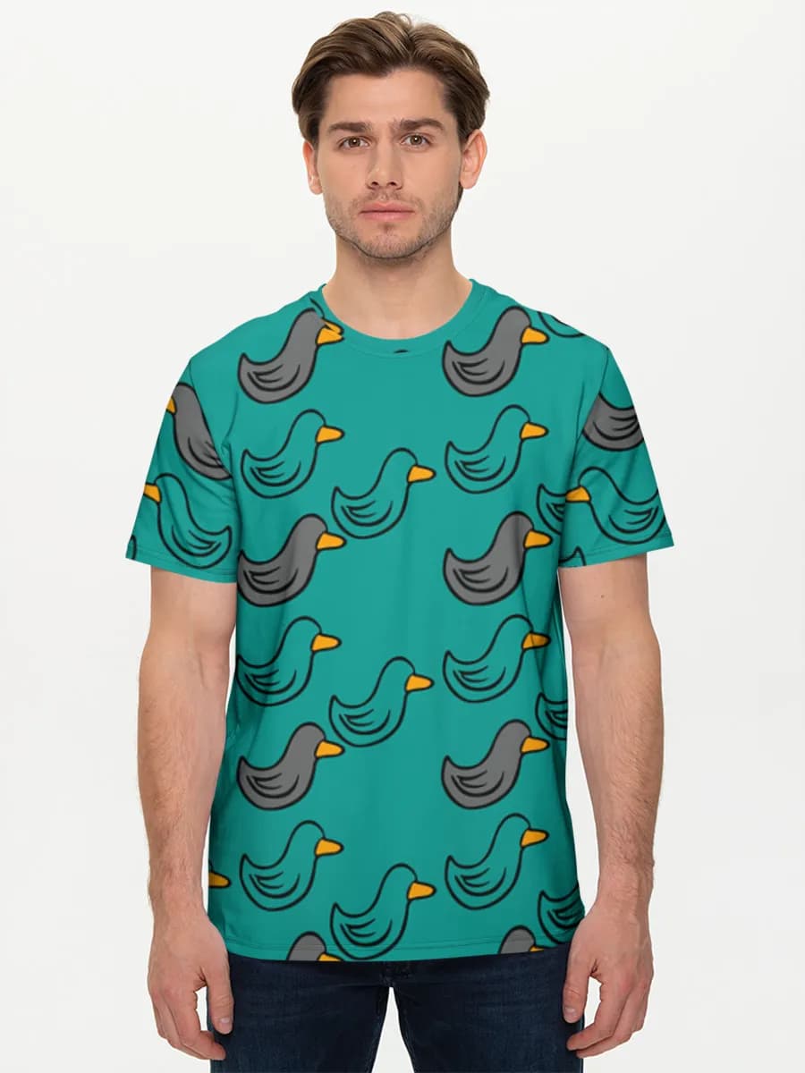 Men's basic cotton T-shirt