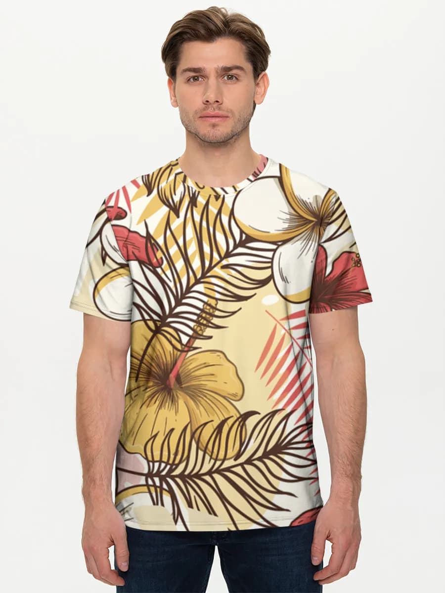 Men's basic cotton T-shirt