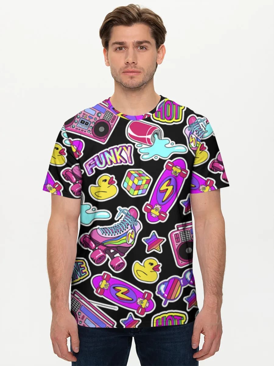 Men's basic cotton T-shirt