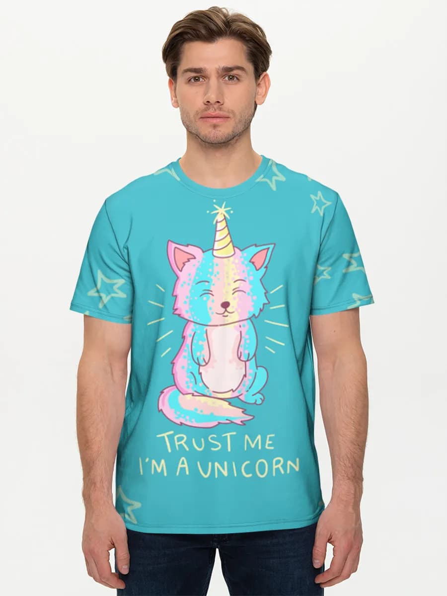 Men's basic cotton T-shirt