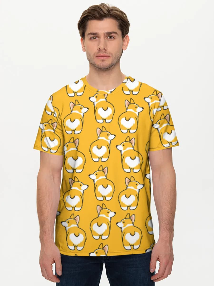 Men's basic cotton T-shirt