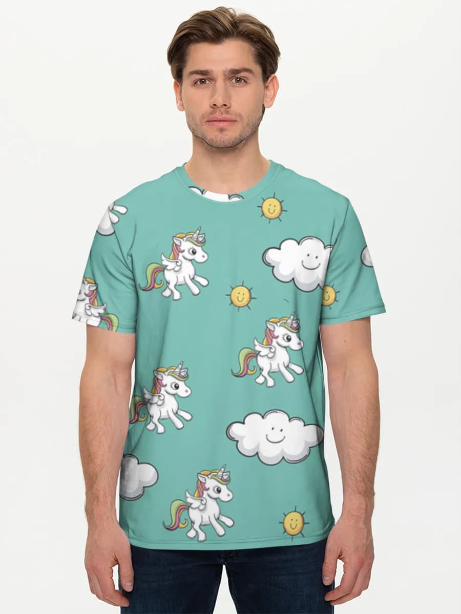 Men's basic cotton T-shirt