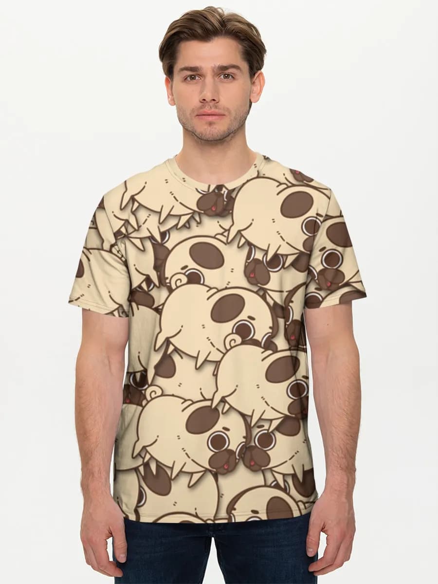Men's basic cotton T-shirt