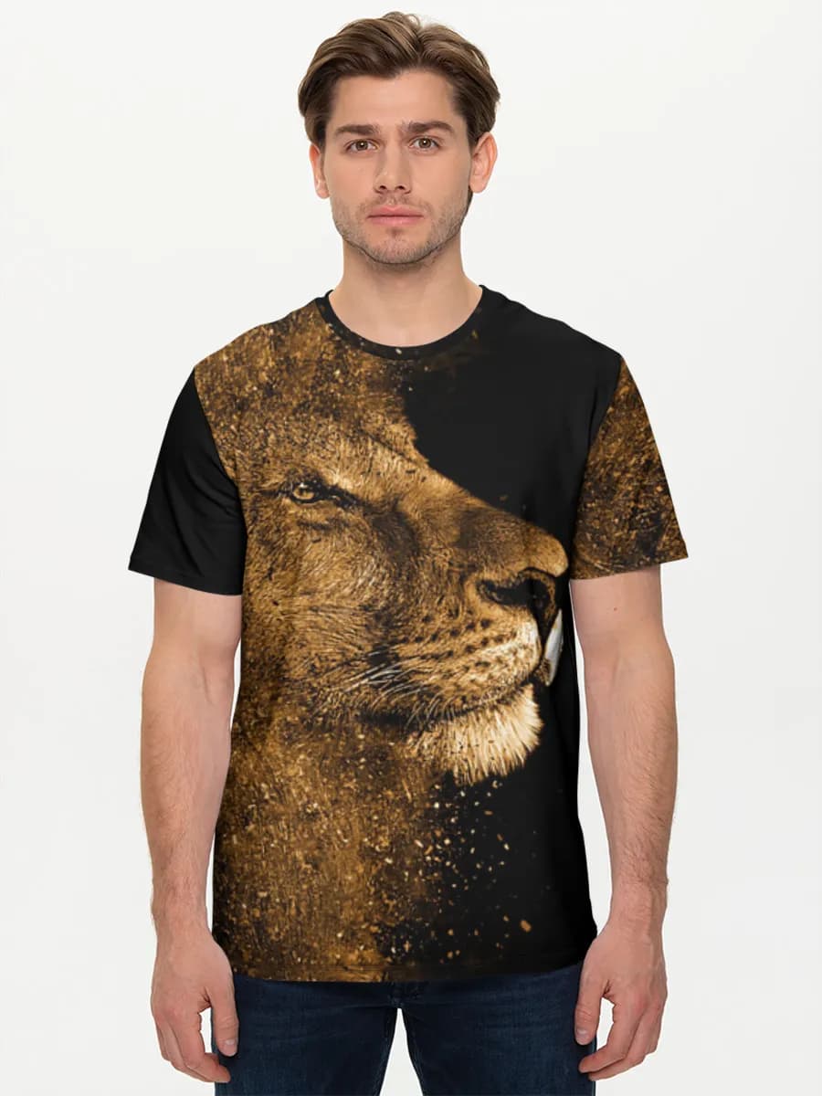 Golden Lion Profile — Men's basic cotton T-shirt