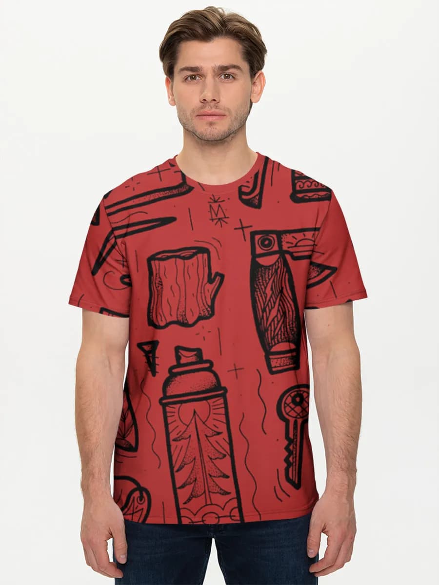 Men's basic cotton T-shirt