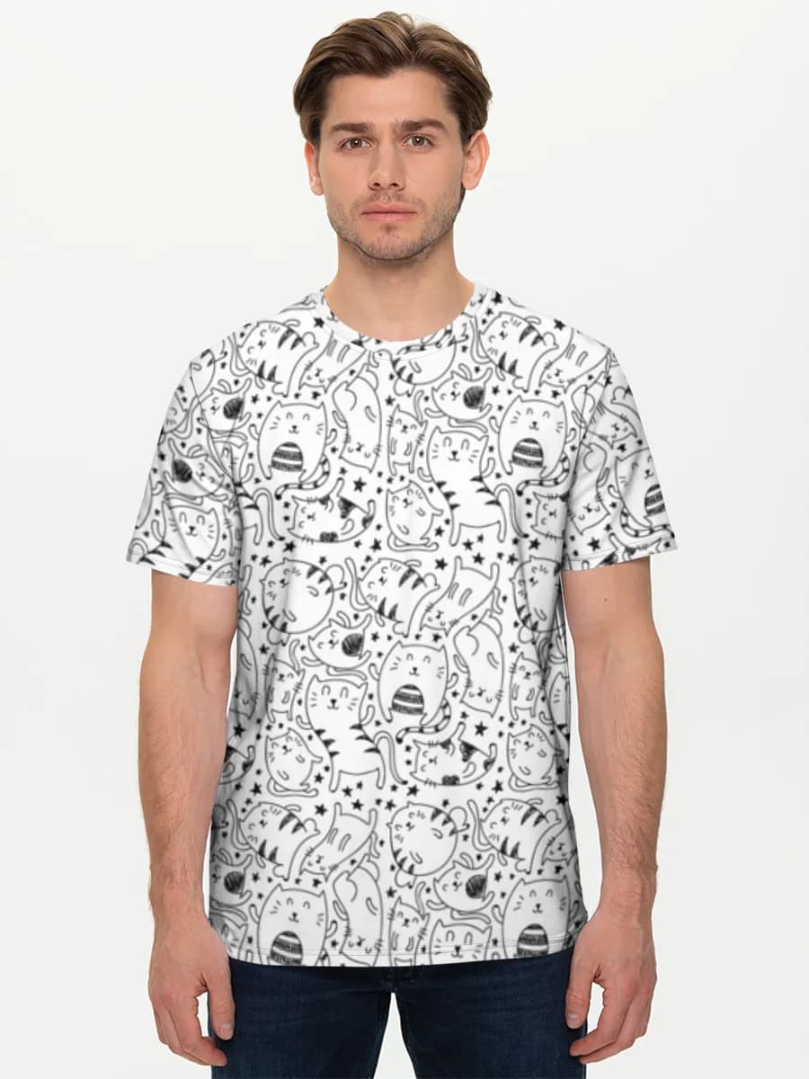 Men's basic cotton T-shirt