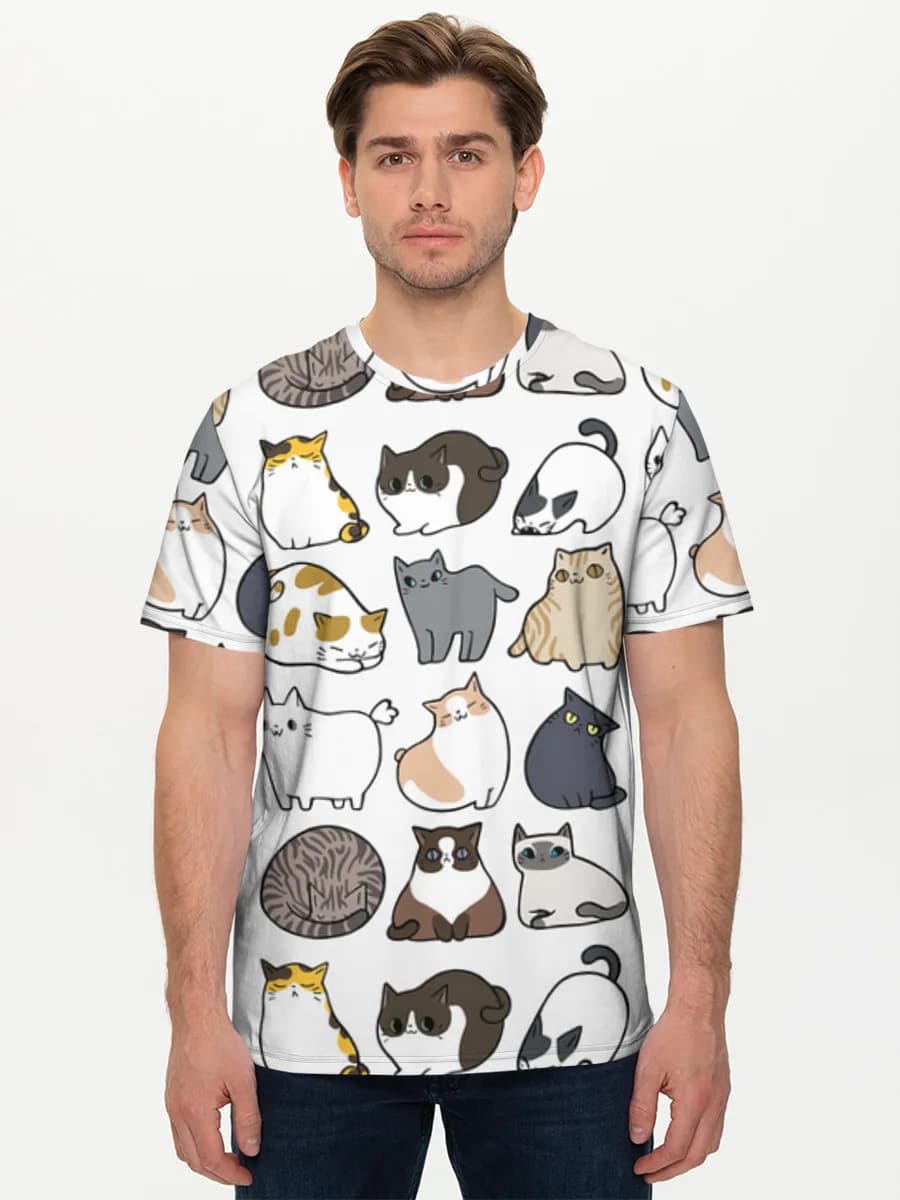 Men's basic cotton T-shirt
