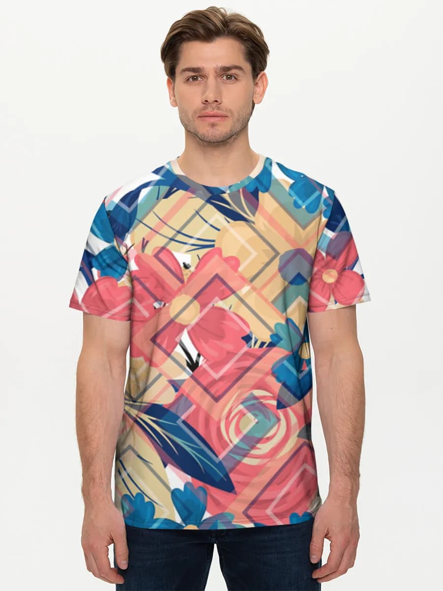 Men's basic cotton T-shirt