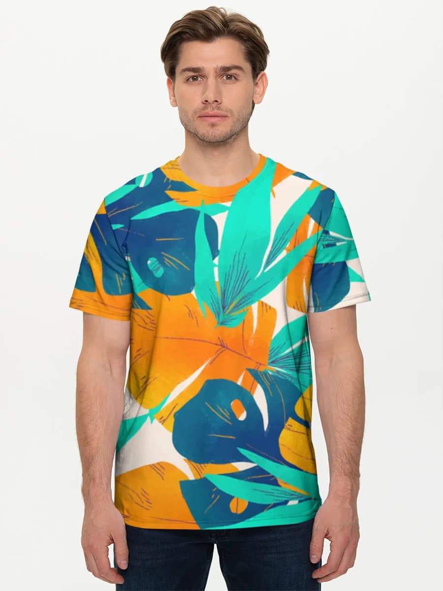 Men's basic cotton T-shirt