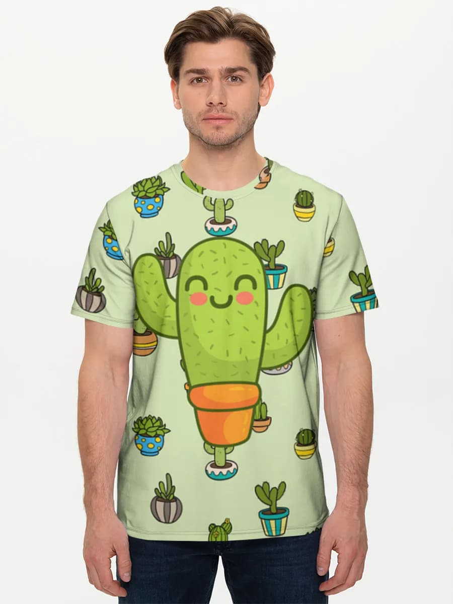 Men's basic cotton T-shirt