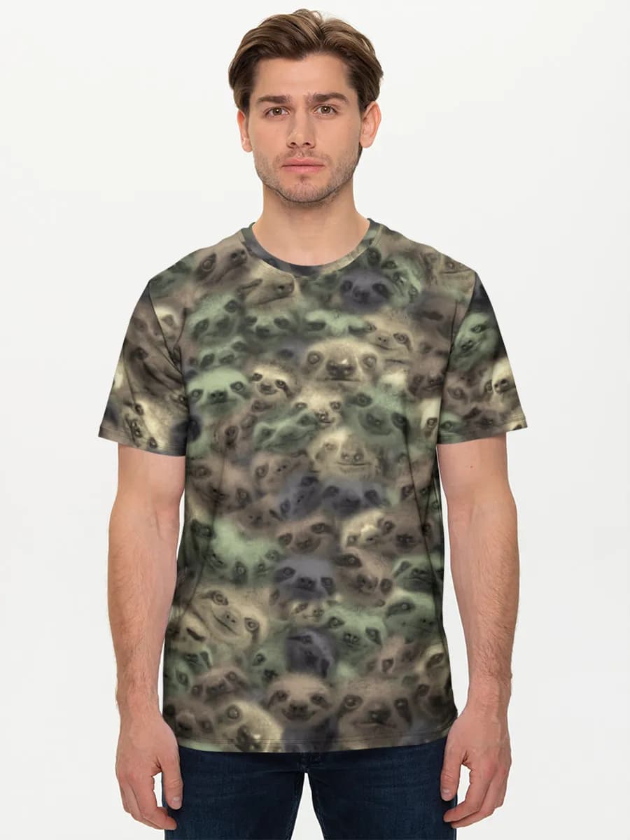 Men's basic cotton T-shirt