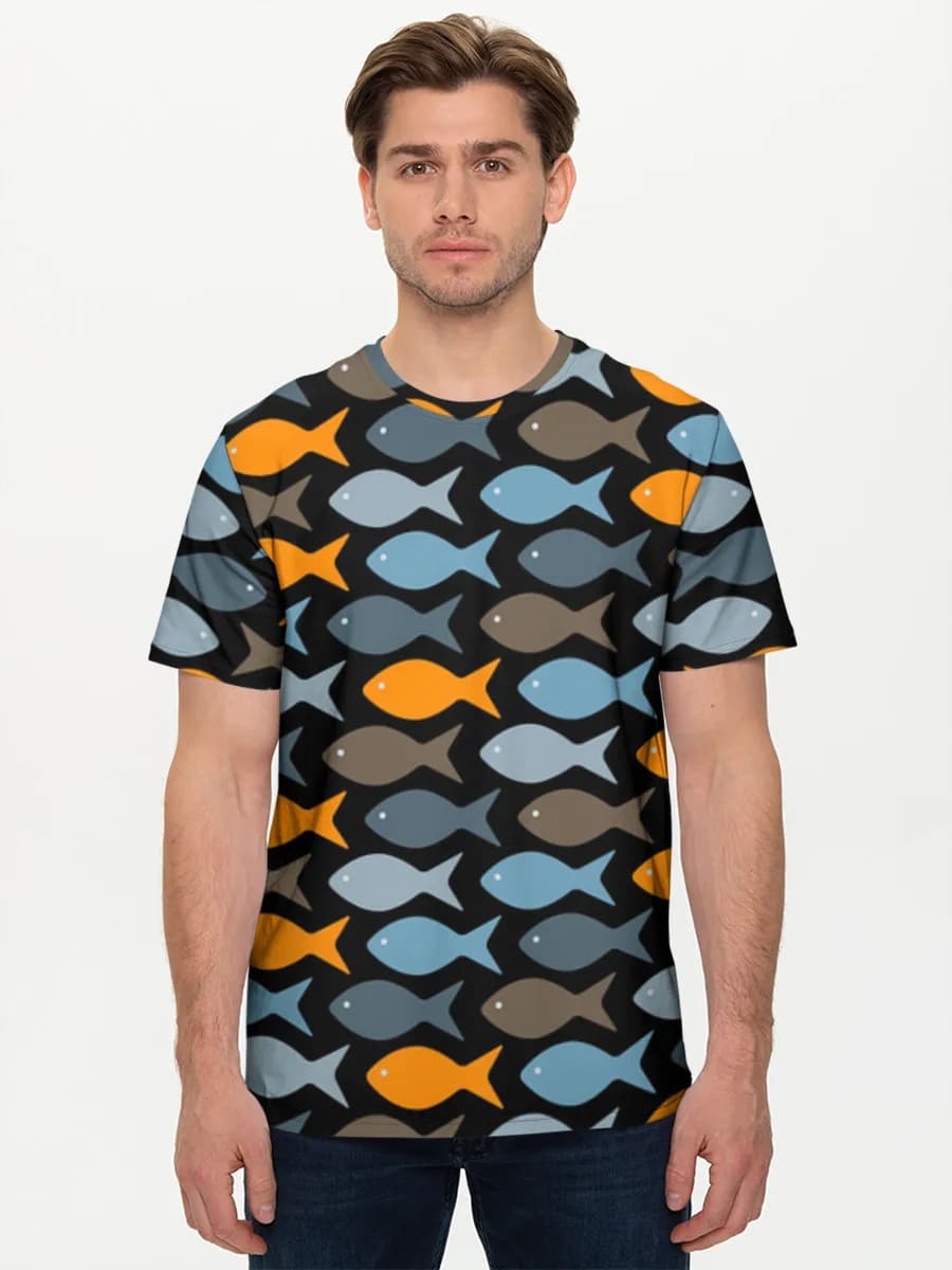 Men's basic cotton T-shirt