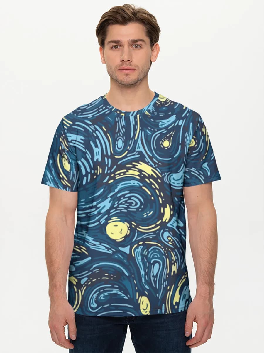 Men's basic cotton T-shirt