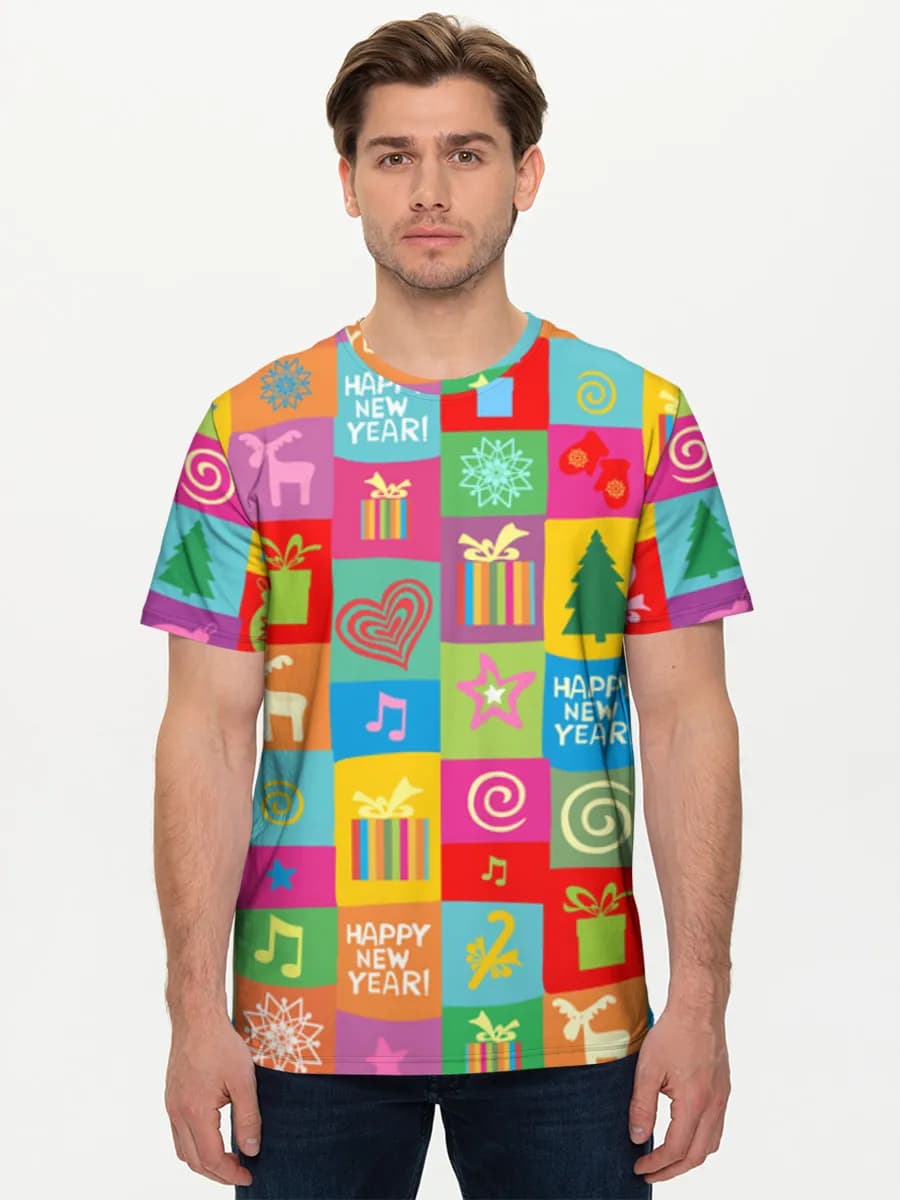 Men's basic cotton T-shirt
