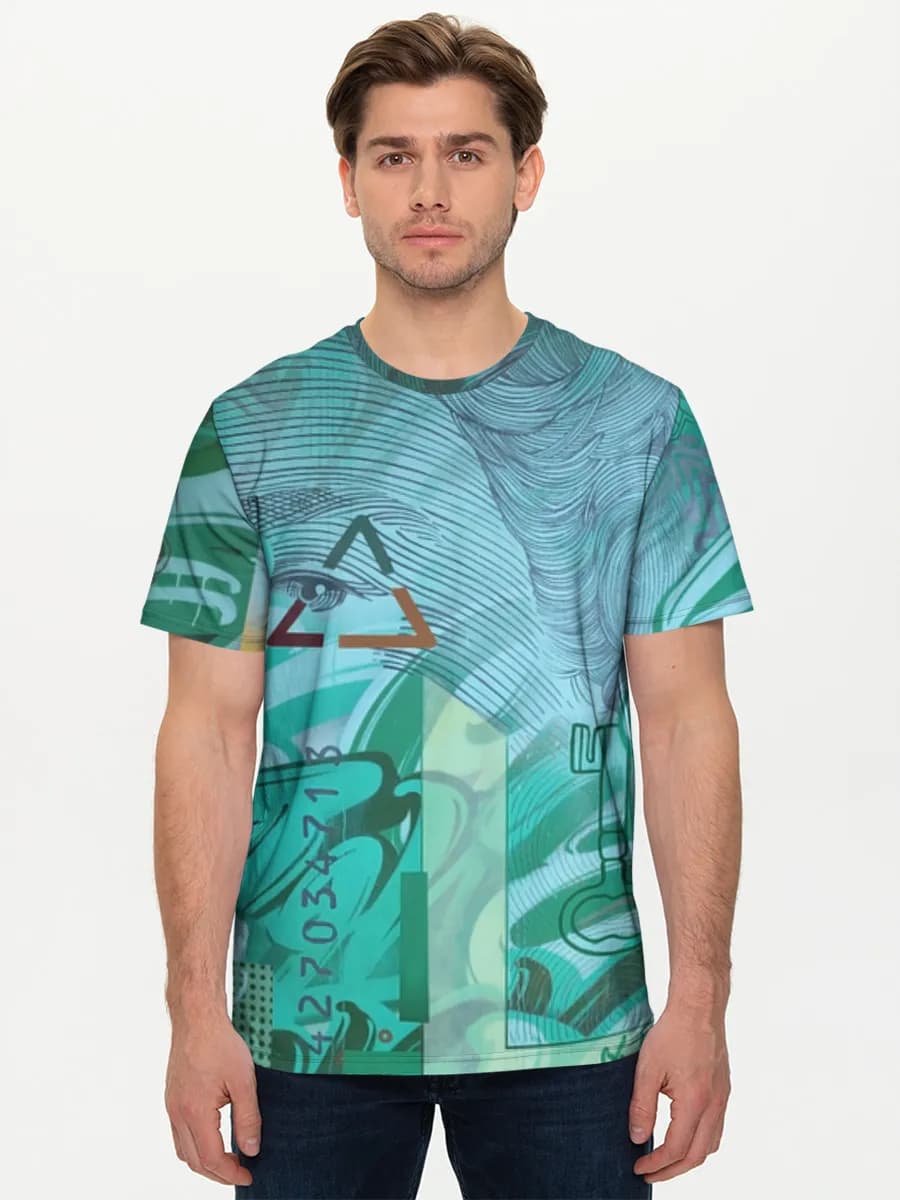 Men's basic cotton T-shirt