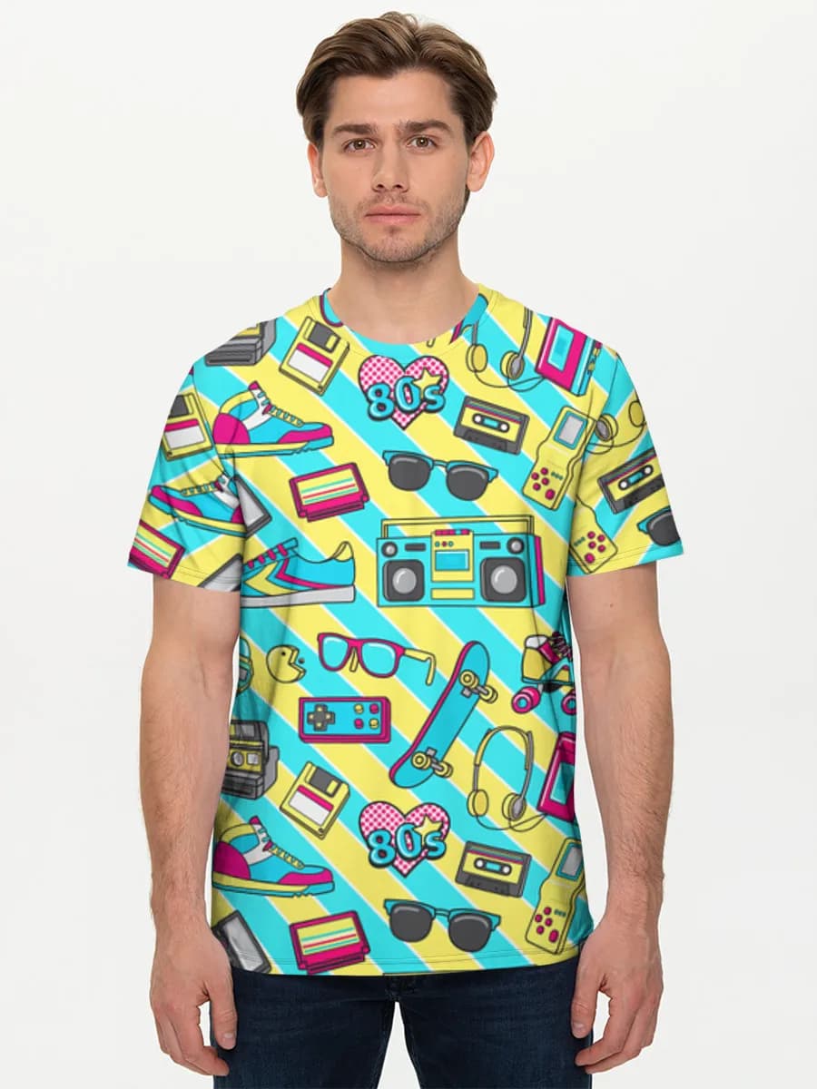Men's basic cotton T-shirt