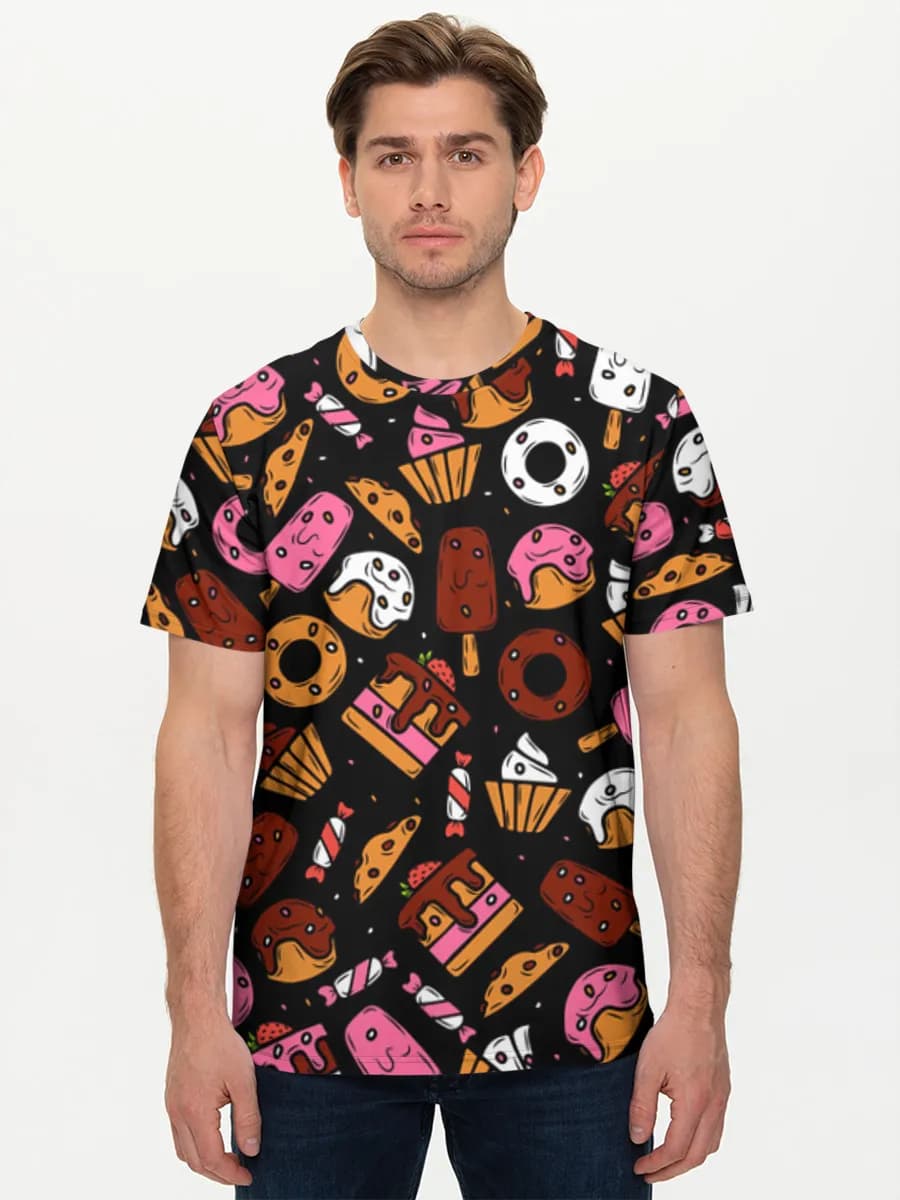 Men's basic cotton T-shirt