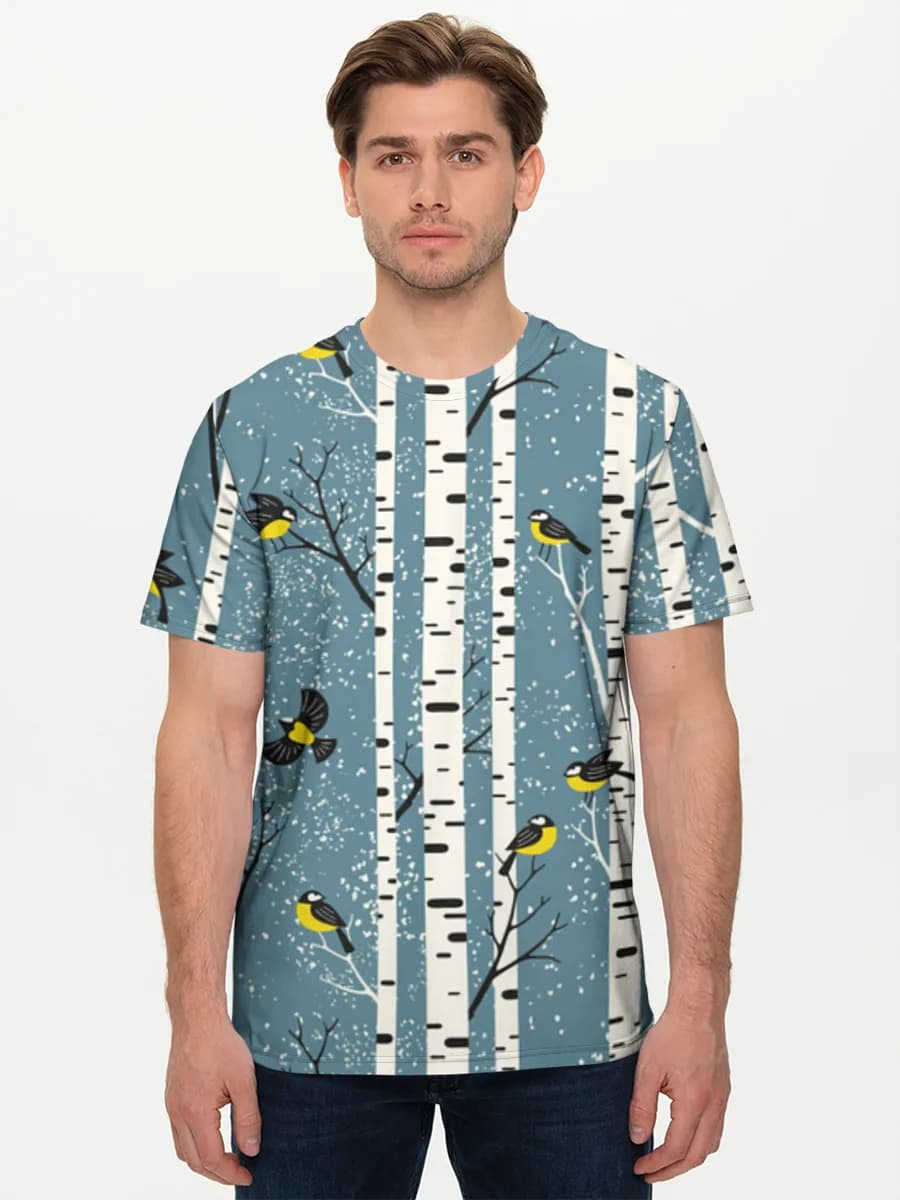 Men's basic cotton T-shirt