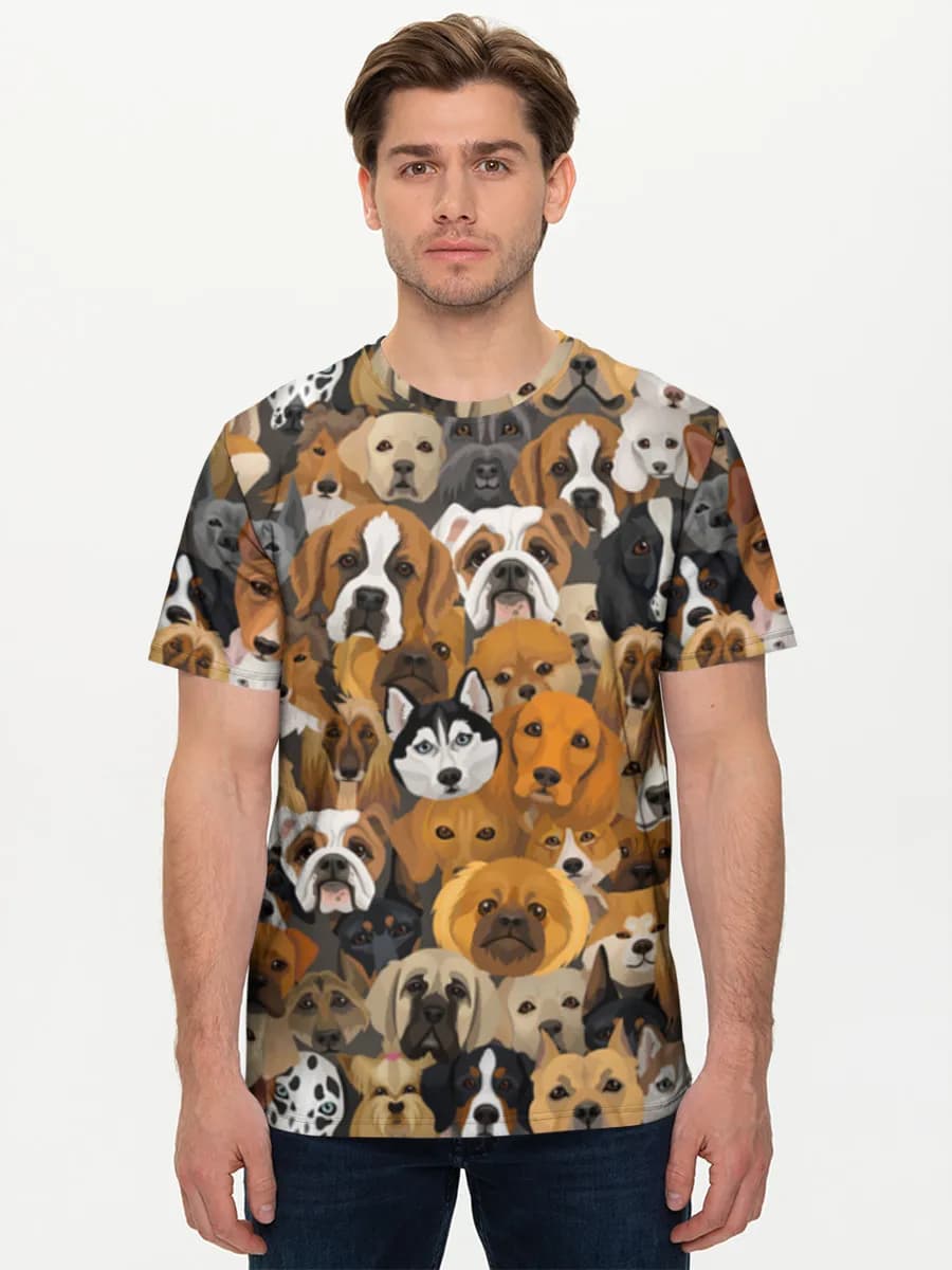 Men's basic cotton T-shirt