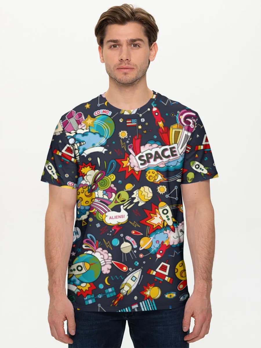 Men's basic cotton T-shirt