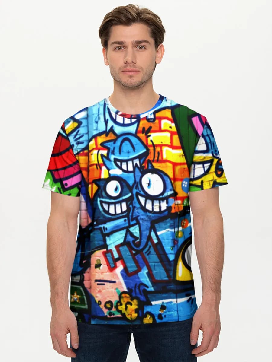 Men's basic cotton T-shirt
