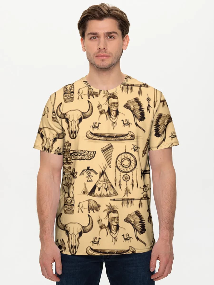 Men's basic cotton T-shirt
