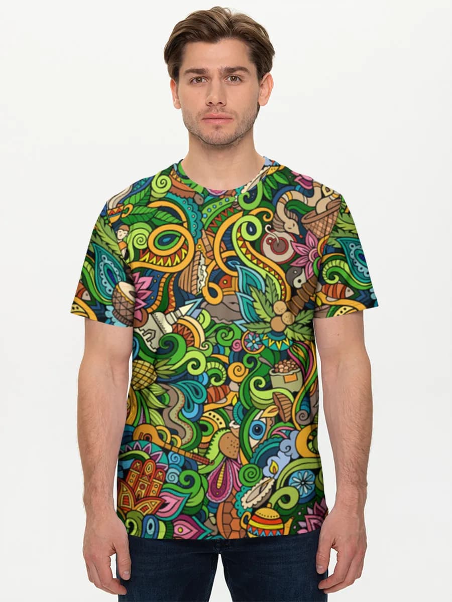 Men's basic cotton T-shirt