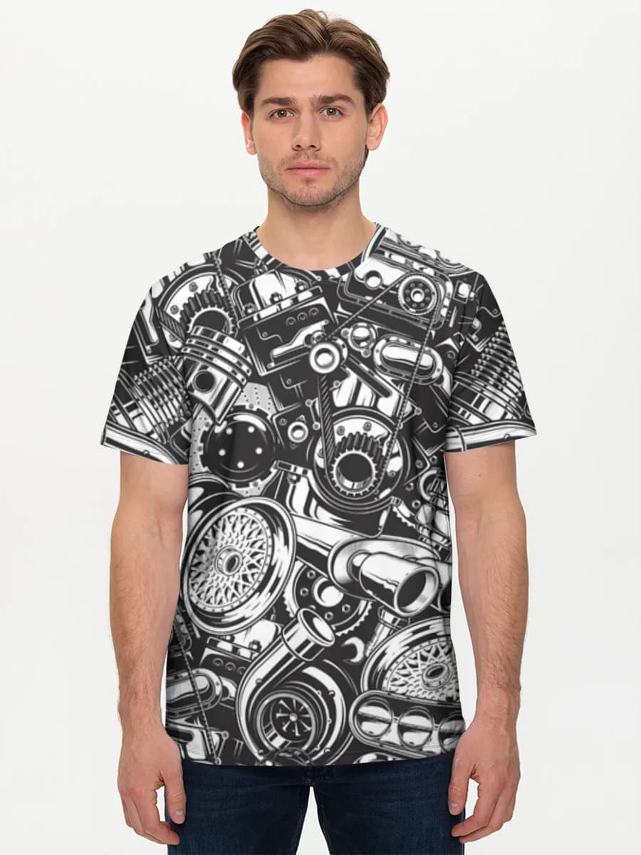 Men's basic cotton T-shirt
