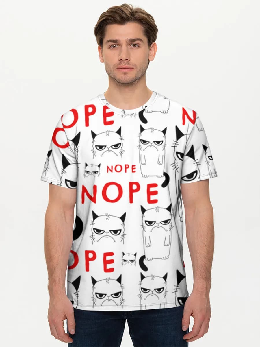 Men's basic cotton T-shirt