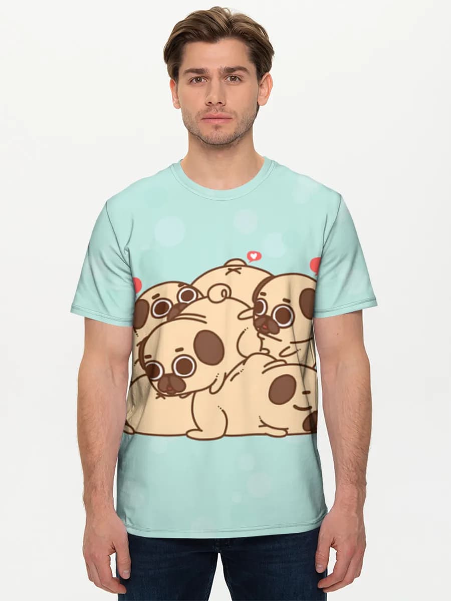 Men's basic cotton T-shirt