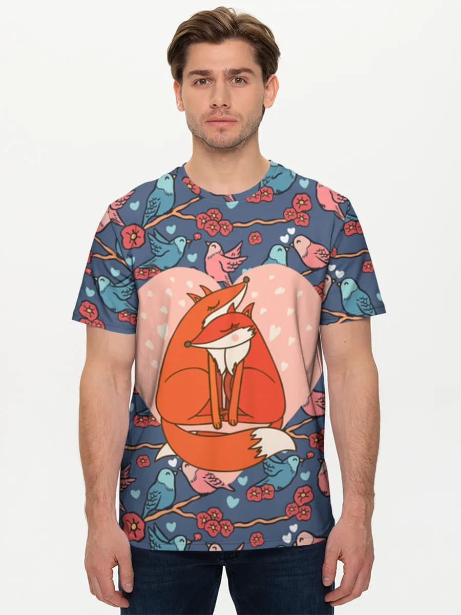Men's basic cotton T-shirt