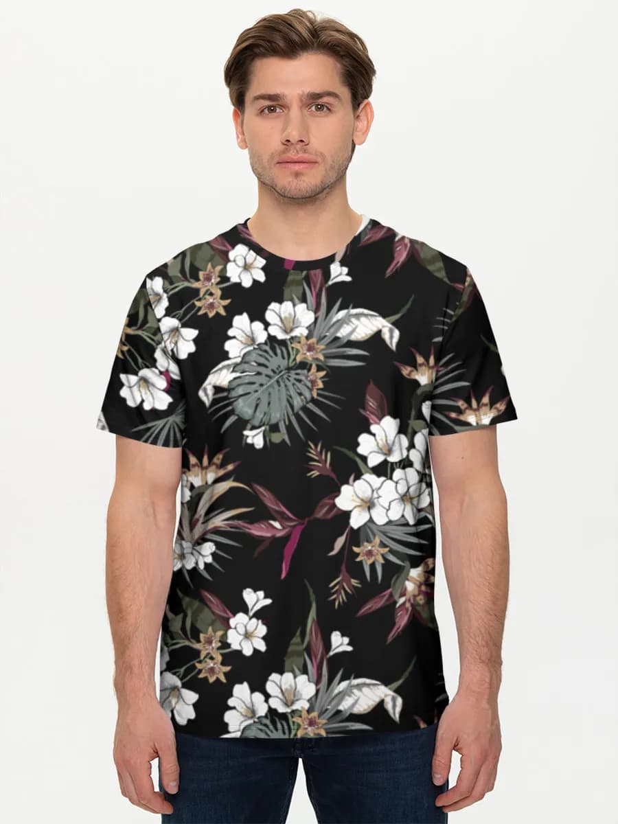 Men's basic cotton T-shirt