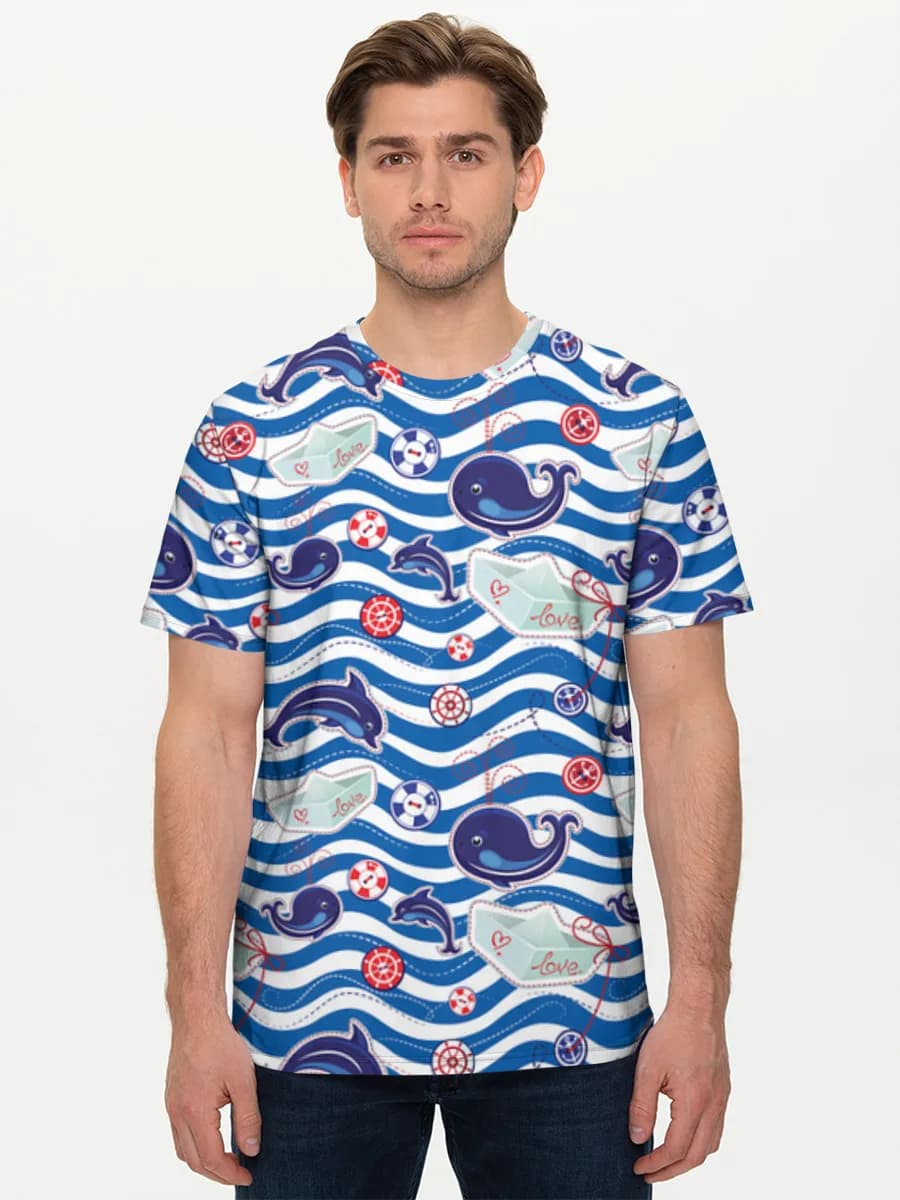 Men's basic cotton T-shirt