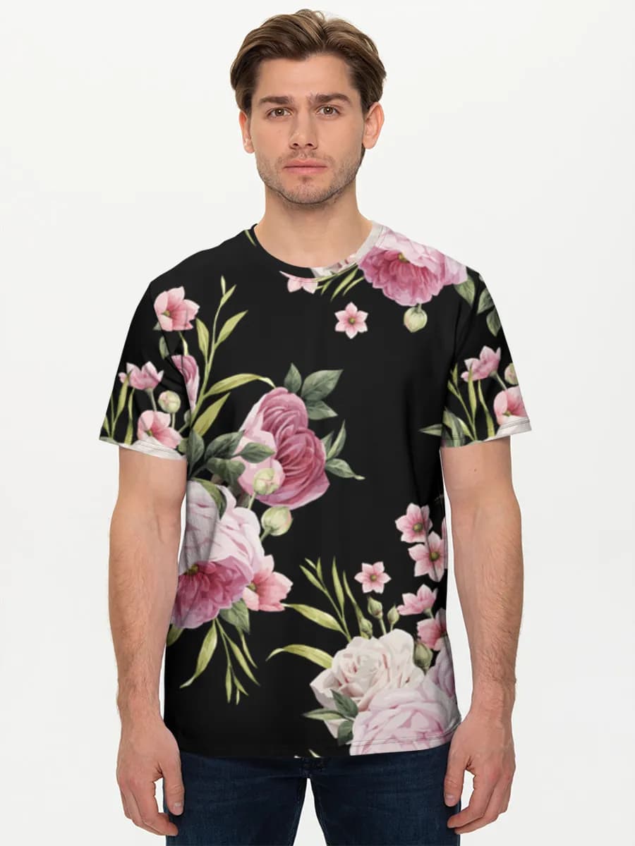 Men's basic cotton T-shirt