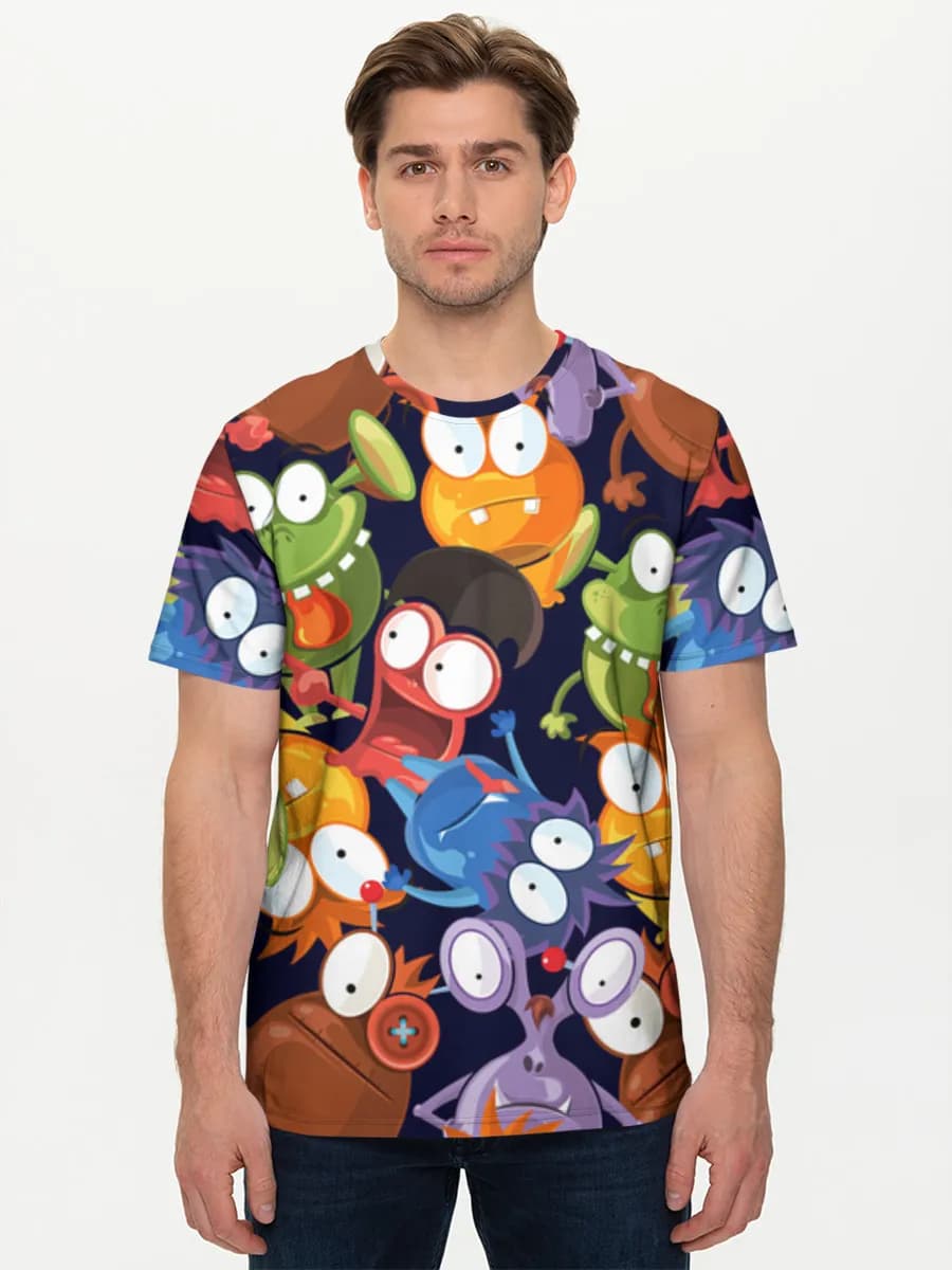 Men's basic cotton T-shirt
