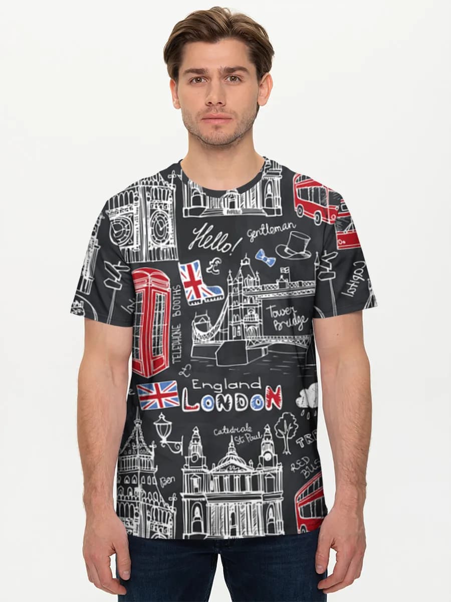 Men's basic cotton T-shirt