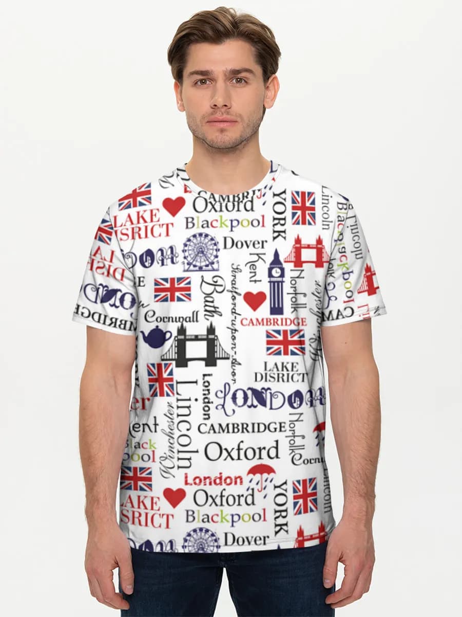 Men's basic cotton T-shirt
