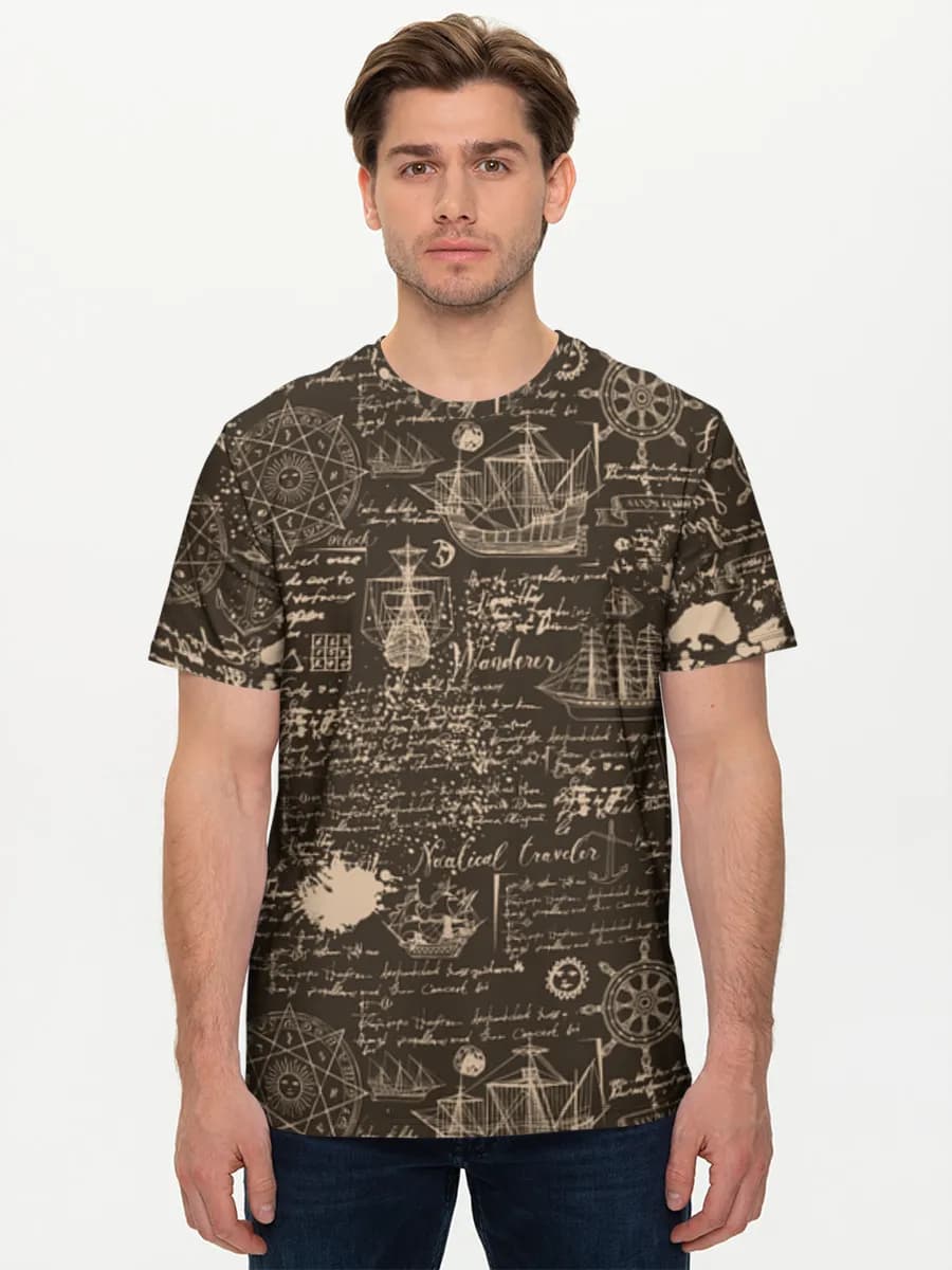 Men's basic cotton T-shirt
