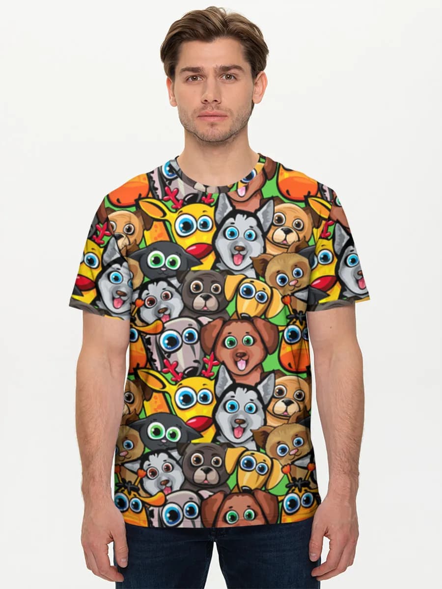 Men's basic cotton T-shirt
