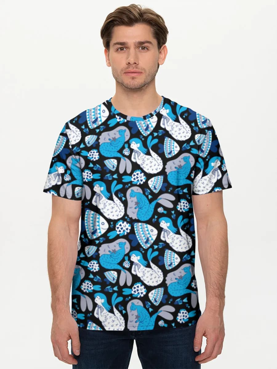 Men's basic cotton T-shirt