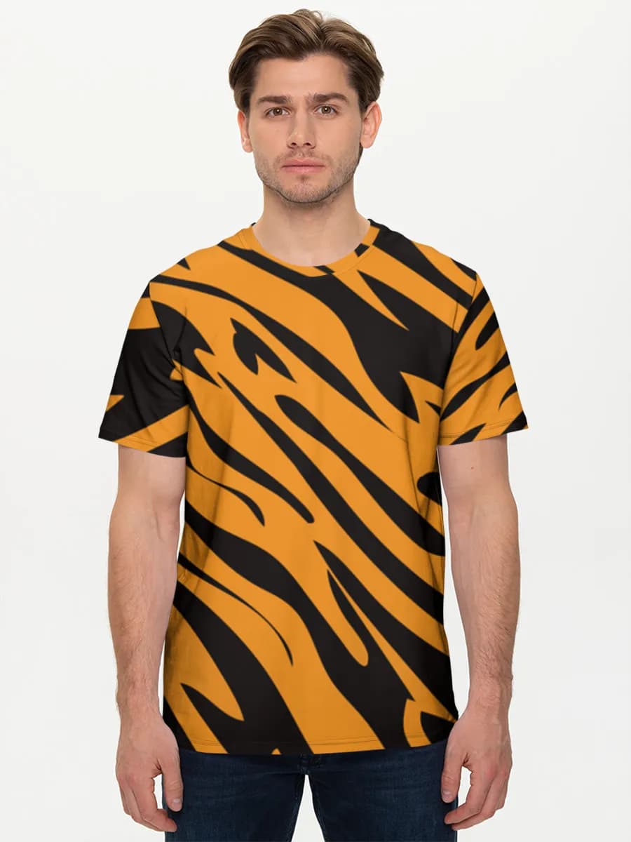 Orange Tiger Stripes