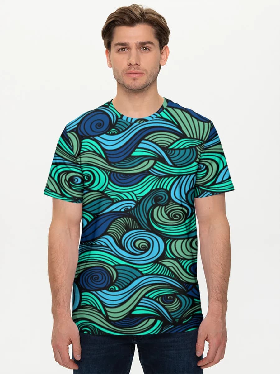 Men's basic cotton T-shirt