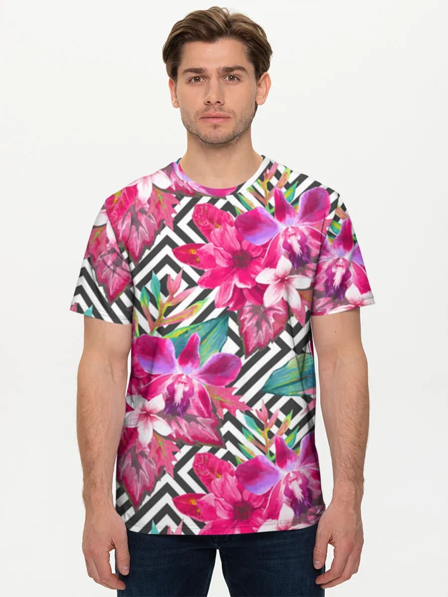 Men's basic cotton T-shirt