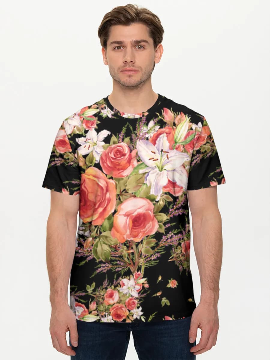 Men's basic cotton T-shirt